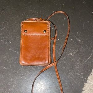 Brown genuine leather Patricia Nash purse